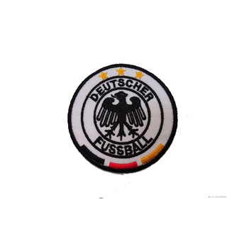 [ตัวรีด เย็บได้] DEUTSCHER FUSSBALL ป้ายติดเสื้อ logo Embroidered Sew Iron On Patches Badge