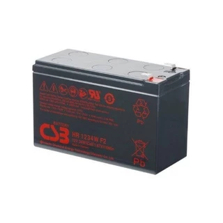 CSB Battery รุ่น HR1234W (12V 9Ah) สามารถใช้ได้กับเครื่องสำรองไฟทุกรุ่น สินค้าใหม่ รับประกัน 1 ปี