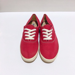 Kedsผ้าใบสีแดงแนวสตรีท