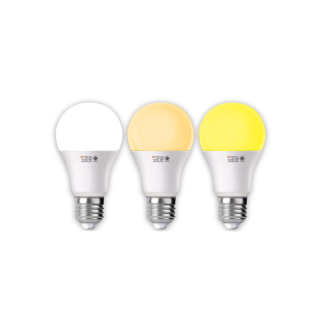 [3แถม1]Randy หลอดไฟ 3สี ในหลอดเดียว LED Bulb 9W 24W หลอดแอลอีดี รับประกัน1ปี มอก. ขั้วE27 LED LAMP หลอดไฟเปลี่ยนสี 3in1