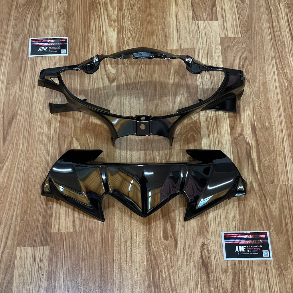 Wave 110 i รุ่น 2 (2012-2017) หน้ากากบน+ล่าง สีดำ A35M