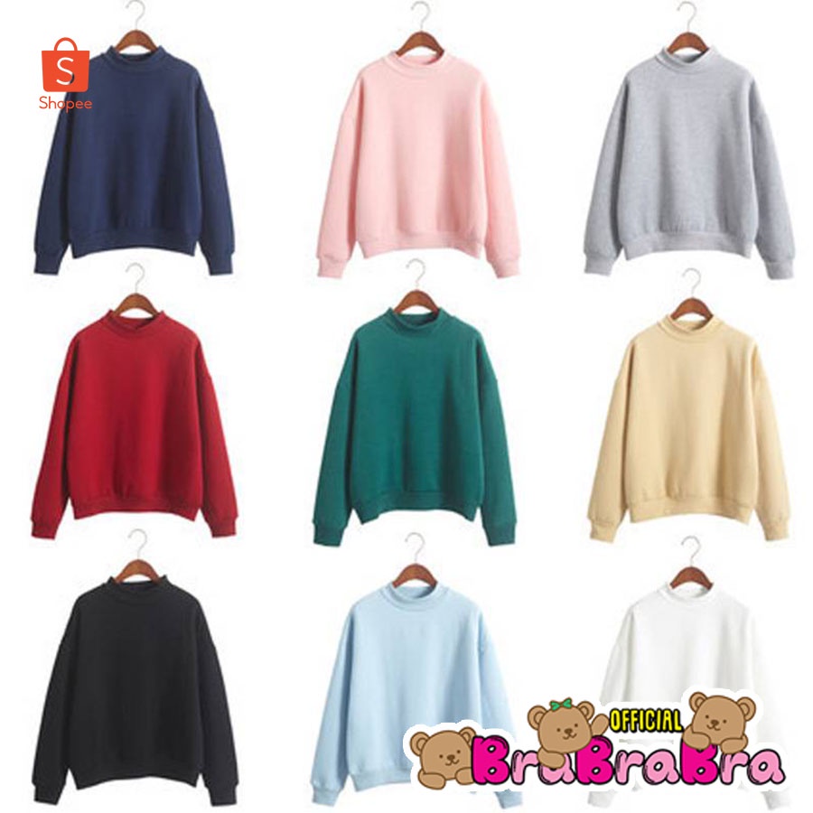 [ส่งจากไทย] 𝑩𝒓𝒂𝑩𝒓𝒂𝑩𝒓𝒂 #f-065 สเวตเตอร์ไหมพรม เสื้อกันหนาว ผ้านิ่ม