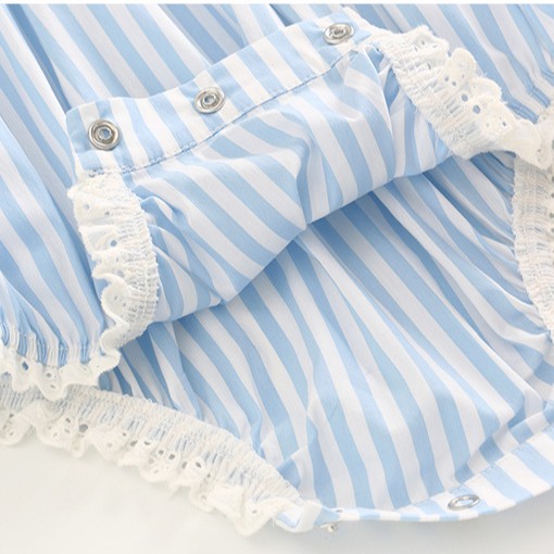 ชุดบอดี้สูทสําหรับเด็กทารกผู้หญิงแขนกุด + ที่คาดผม 2 ชิ้น - รูปที่ 6