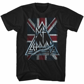 [COD]เสื้อยืด ผ้าฝ้าย 100% พิมพ์ลาย Def Leppard Jacked Up Rock N Roll ใส่สบาย