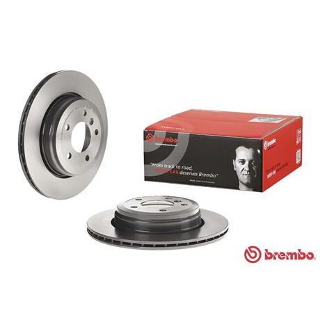 จานเบรคหลัง BMW SERIES5 E60 E61 520i 523i 525i 530i 540i 545i SERIES6 E63 E64 630i 320MM BREMBO/ชิ้น