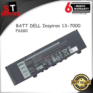 แบตเตอรี่แท้ F62G0 DELL Inspiron 13 7000 7370 7380 F62GO 39DY5 RPJC3 P83G