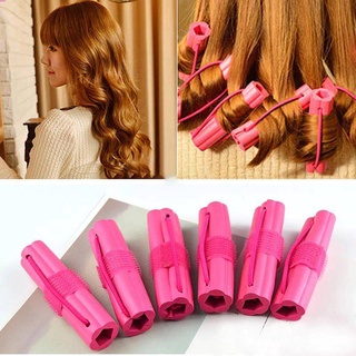 พร้อมส่ง  Heatless Hair Curler No Heat Hair Rollers Flexi Curling Rod Perm Rods for Hair Curls Bar Wave Formers Hair