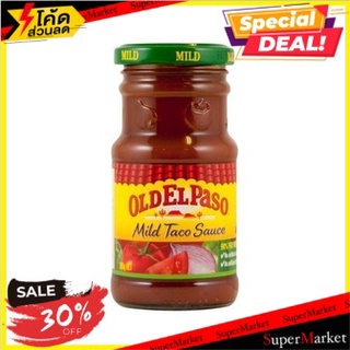 ✨สุดพิเศษ✨ โอลด์เอลพาโซมายด์ทาโก้ซอส 200 กรัม/Old El Paso Mild Taco Sauce 200g 🔥สินค้าขายดี!!