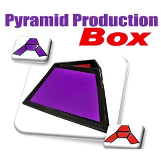 Pyramid Box magic  กล่องไม้ ปิรามิดเสกของพร้อมผ้า10 ผืน