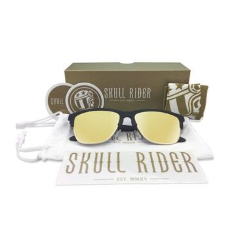 แว่นกันแดด Skull Rider - ดาวทอง