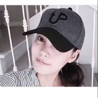 หมวก Cap  Logo "Up" สีเทา ขาว และ #