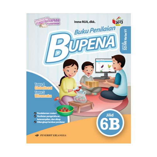 Erlangga - Bupena (Bk. ประเมิน) 6B/K13N