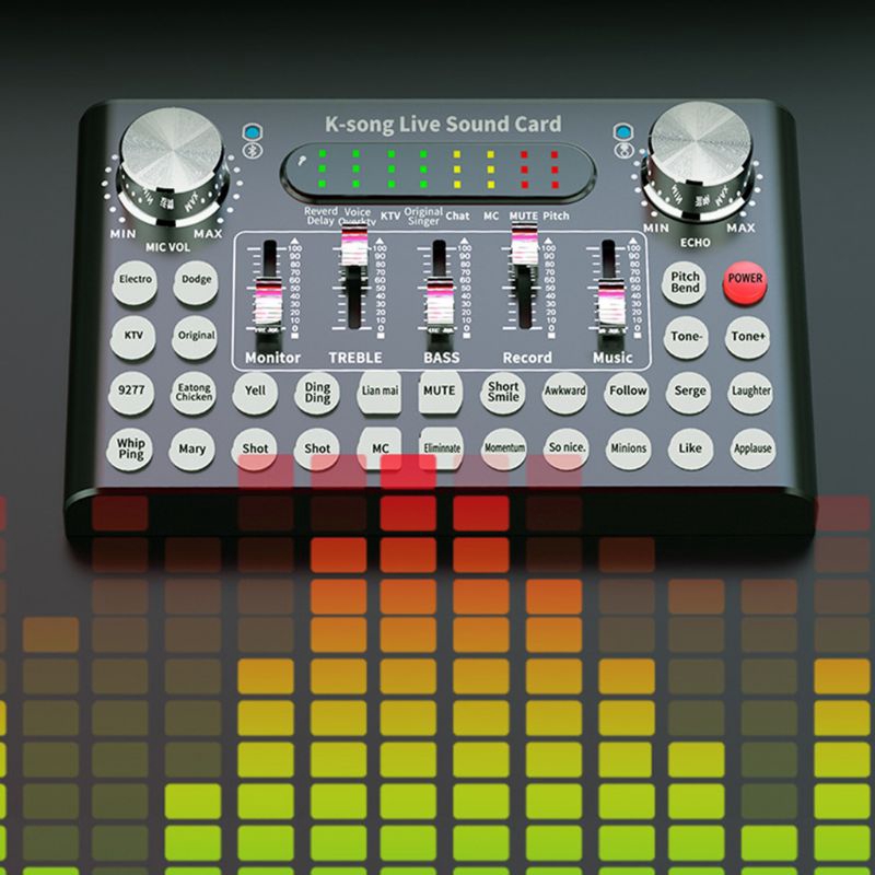 Electric Sound Effects Microphone Mixer for Phone PC Computer Audio ...