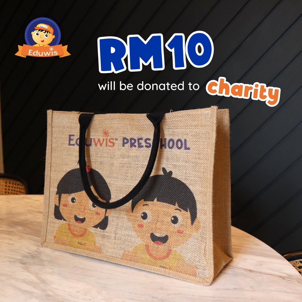 Eduwis 35 Years Limited Edition Jute BagRM10 จะบริจาคเพื่อการกุศจิ