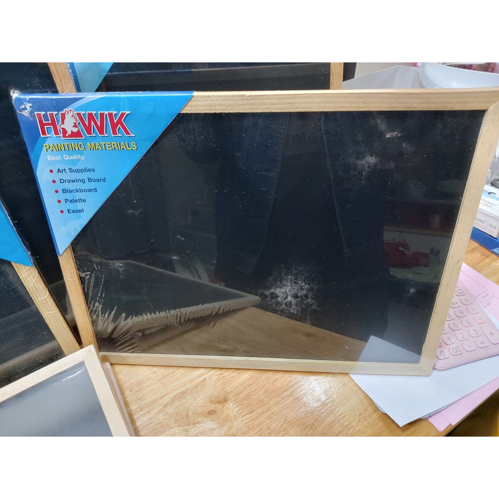 กระดานดำ คุณภาพดี หลากหลายขนาด ยี่ห้อ HAWK drawing black board