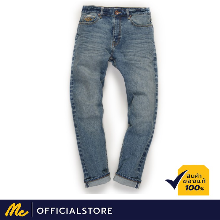 Mc jeans กางเกงยีนส์ชาย ผู้ชาย ขาเดฟ ริมแดง (Selvedge Jeans) ทรงสวย ใส่สบาย MASZ056