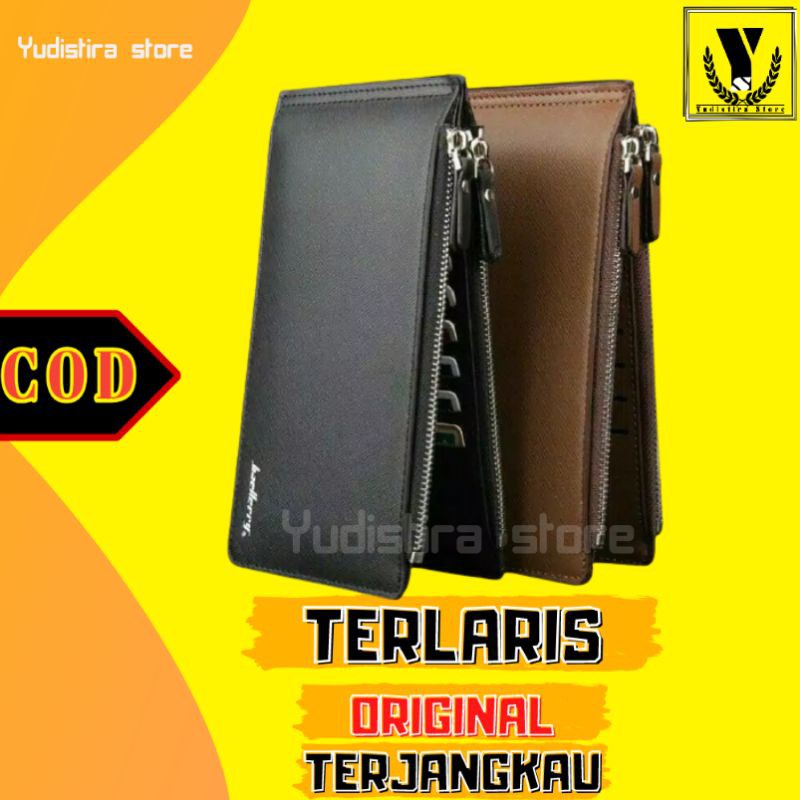 Original Baellerry นําเข้ากระเป๋าสตางค์ใบยาวการ์ดซุปเปอร์สลิมพร้อมช่องใส่ของเยอะ c013