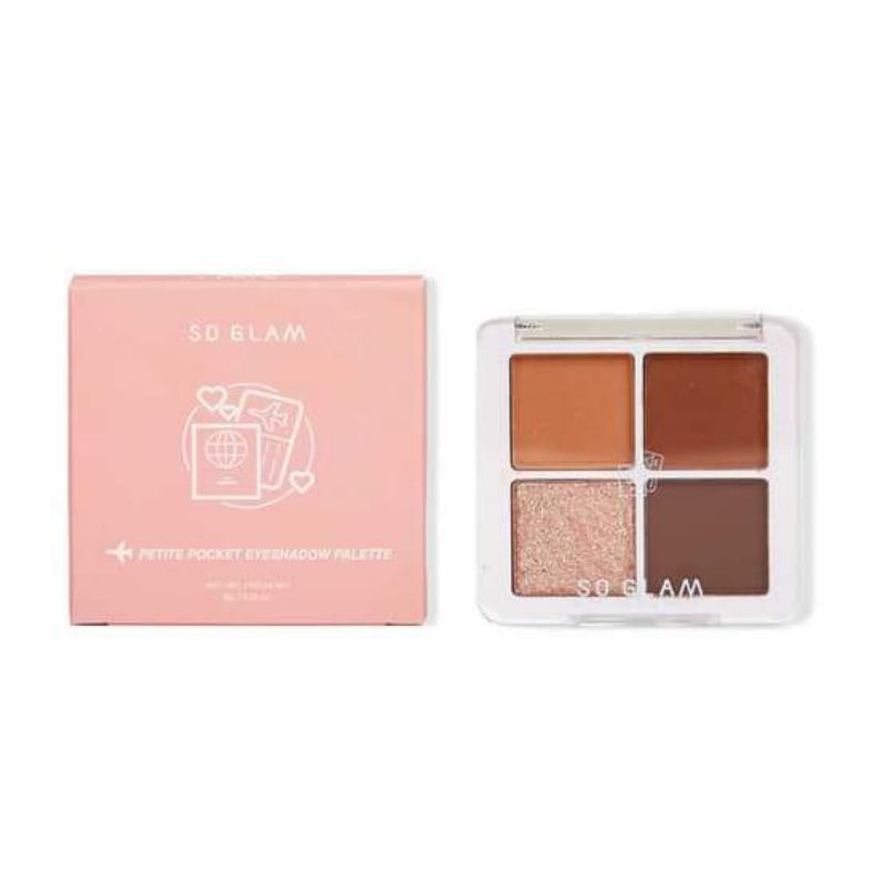 SO GLAM อายแชโดว์พาเลท Petite Pocket Eyeshadow Palette #03 Tokyo Midtown