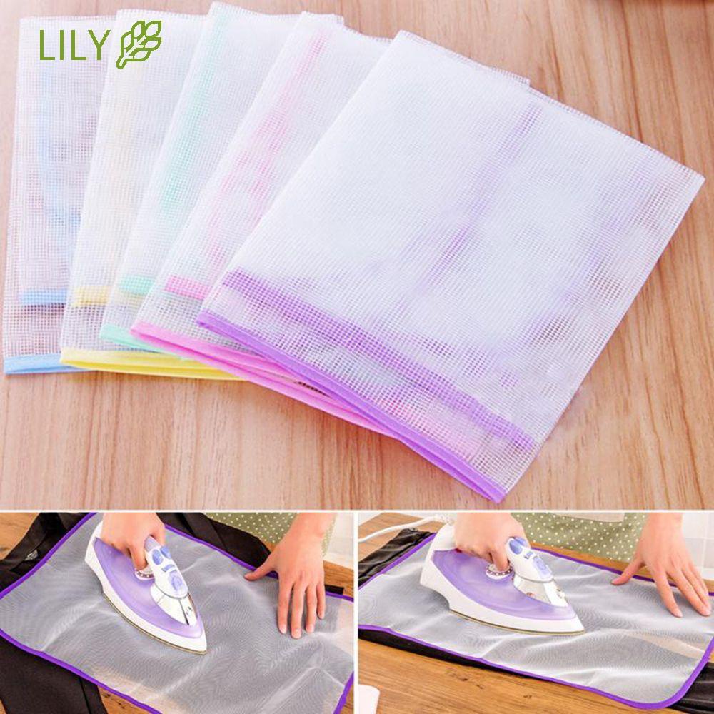 Lily Protective Ironing Cloth High temperature Board Press Iron Mesh Insulation Pad Guard Protection Clothing Home Accessories