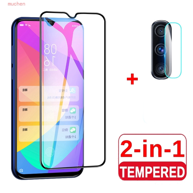 2in1 Xiaomi Mi9T Mi 9 Pro 8 Mi9 SE Lite Pro MiA3 Mi A3 ฟิล์มป้องกันหน้าจอแก้ว + ป้องกันกล้อง