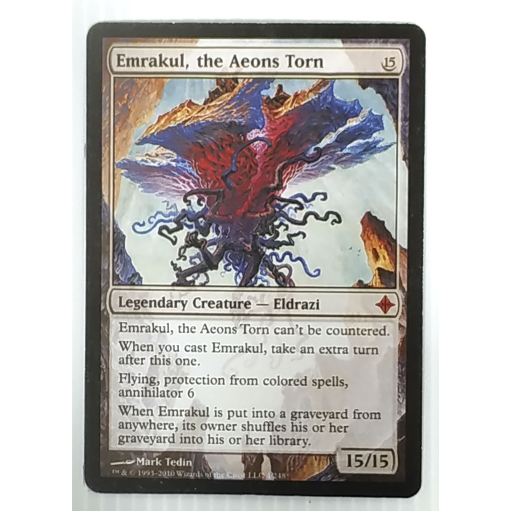 MTG Card Black Core Modern Set - Legendary Creature - Eldrazi - Emrakul, the Aeons Torn 4/248 Magic: