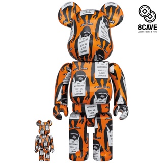 BE@RBRICK Banksy MONKEY SIGN  400% &amp; 100% มือ 1 พร้อมส่ง MEDICOM TOY BEARBRICK 8CAVE Collectibles&amp;Toys