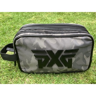 กระเป๋าถือขนาดเต็มมือ ลายพราง Double zipper PXG hang bag