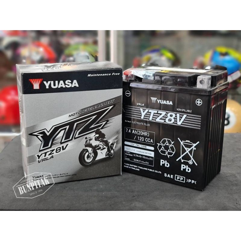 แบตเตอรี่​แห้ง Yuasa YTZ8V