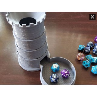 Collapsible Dice Tower ทาวเวอร์ทอยลูกเต๋าแบบพับเก็บได้ สำหรับเล่นบอร์ดเกมส์