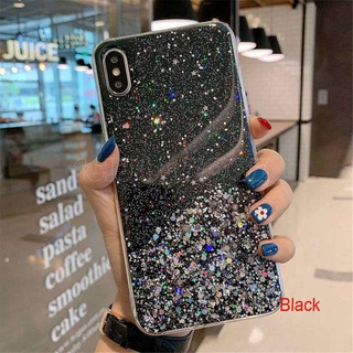for iPhone 11 Pro Max 6 6s 7 8 Plus 6+ 6s+ 7+ 8+ Bling Glitter Silicone Case Luxury Sequins Powder Soft TPU Cover Crystal Protective Flexible Shine Phone Casing for Apple iPhone 6 6s 7 7Plus 8 8Plus 11 11Pro 11Promax 6s+ 7+ 8+ 6+