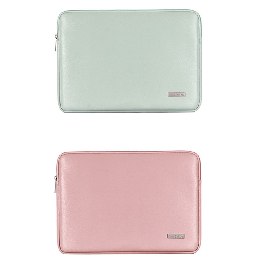 CanvasArtisan กระเป๋าหนัง PU กระเป๋าแล็ปท็อปกันน้ำสำหรับ Macbook Air Pro 11/12/13/14/15 นิ้ว