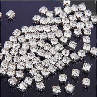 200Pcs Wholesale Clear Crystal Craft Dress Making  3mm