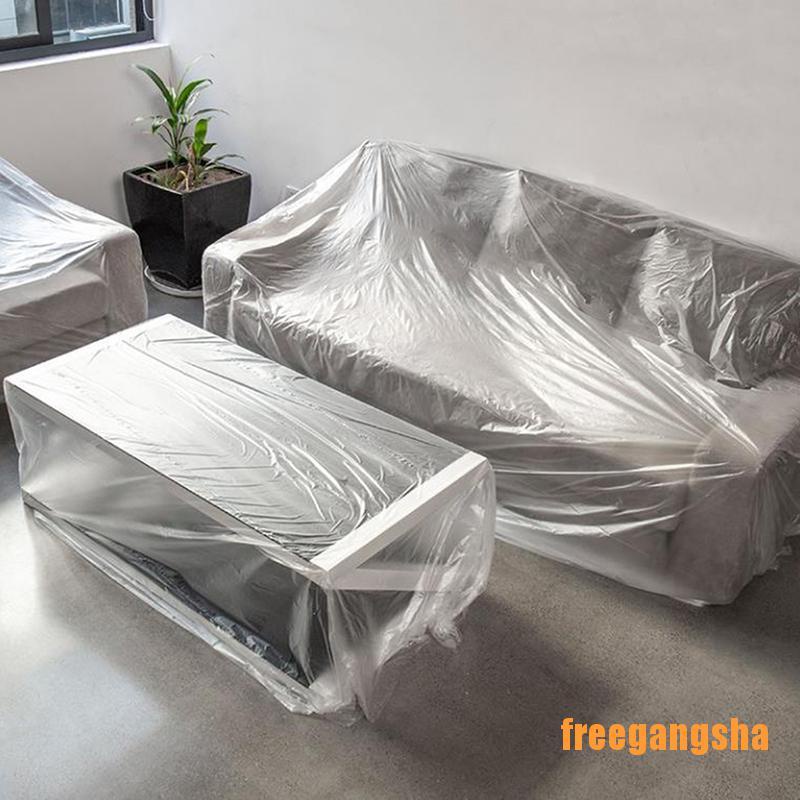 [FREGA] 1PC plastic furniture dust cover,Waterproof car dusty bed Sofa Dust Proof Cover NGSHA