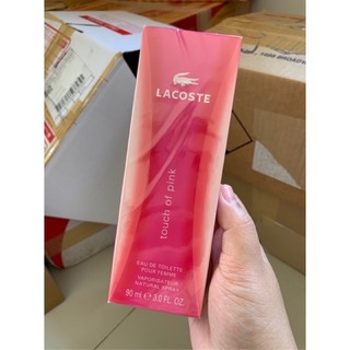 น้ำหอม  Lacoste touch of pink EDT 90 ml กล่องซีล