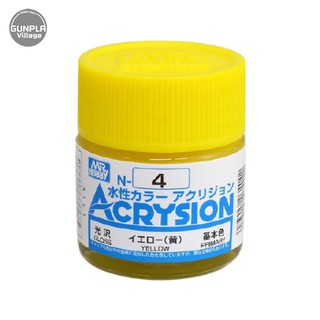 Mr.Hobby MR.ACRYSION COLOR N-04 YELLOW 4973028034042 (สี)