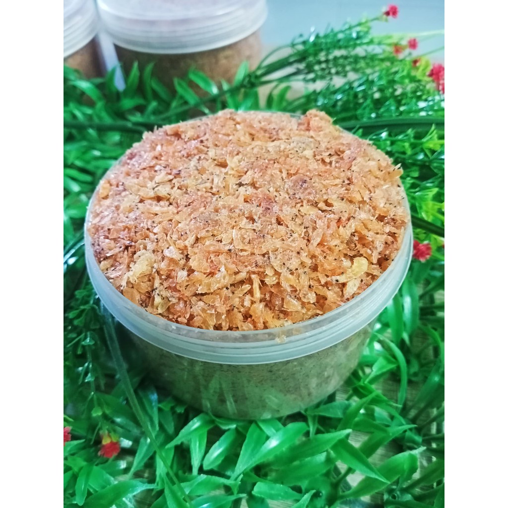กะปิกุ้งหวาน #เนื้อกุ้งล้วนๆ#ไม่ผสมสี#กลิ่นหอมอร่อย กระปุกละ80บาท ขนาด500กรัม