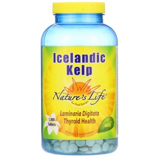 🔥PreOrder 🔥New🇺🇸 Natures Life, Icelandic Kelp, 1,000 Tablets