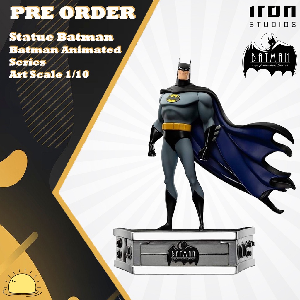 Pre order Iron Studios Statue Batman – Batman Animated Series – Art Scale  1/10 | Shopee Thailand