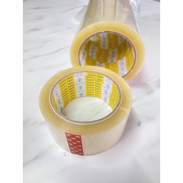 เทปกาว เทปใส/น้ำตาล 2นิ้ว 45/100 หลา Giant(Titan) Tape 40/50ไมครอน โอพีพี สก๊อตเทปปิดกล่อง OPP