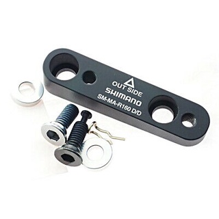 อแดปเตอร์ flat mount SHIMANO สำหรับใบดิสขนาด 160mm ด้านหลัง sm-ma r160 sm-ma-r160d/d