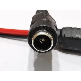 5เส้น/ชุด หัวแจ็คไฟDCพร้อมสายยาว20cm. ขนาดแจ็ค 5.5 x 2.1mm. Male DC Power Jack Plug CCTV Camera power connection line