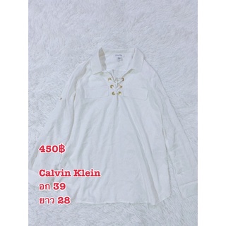 Calvin klein เสื้อโอเว่อร์ไซส์