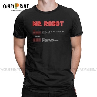 ขายดี เสื้อยืด คอกลม พิมพ์ลาย Mr Robot Arch Linux แนวคลาสสิก เข้ากับทุกการแต่งกาย สําหรับผู้ชาย LHhbib78FCjkhm21