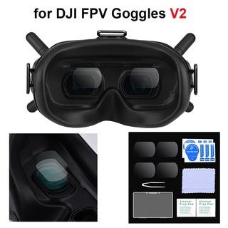 ฟิล์มกระจกนิรภัย 9H Hd ป้องกันฝุ่น กันรอยขีดข่วน สําหรับ Dji Fpv Goggles V2 Dji Fpv Combo Drone Accesories