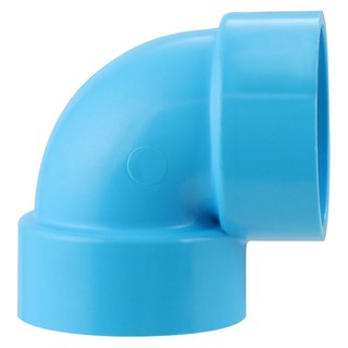 Joints ELBOW 90 SOCKET PVC SCG 1 1/4" LITE BLUE Pipe fitting Water supply system ข้อต่อ ข้องอ 90-บาง SCG 1 1/4 นิ้ว สีฟ้