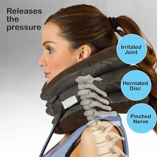 เครื่องล็อคคอ ที่ดึงคอยืดกระดุกคอ Neck Massage เพื่อบำบัดอาการปวดต้นคอ ยืดกระดูกคอ หมอนดึงคอ A88