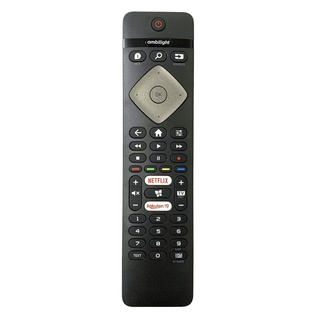 ใหม่ ของแท้ รีโมตคอนโทรล 398GR10BEPHN0017BC พร้อมแอป Netflix Rakuten TV สําหรับ Philips LED TV 43PUS6704