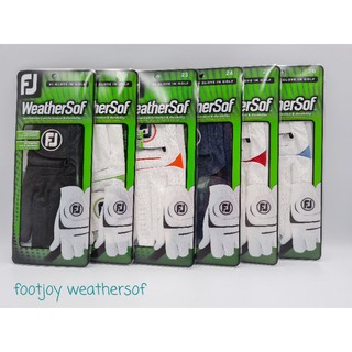 ถุงมือกอล์ฟ footjoy Weathersofหนังเทียมสำหรับผู้ชาย