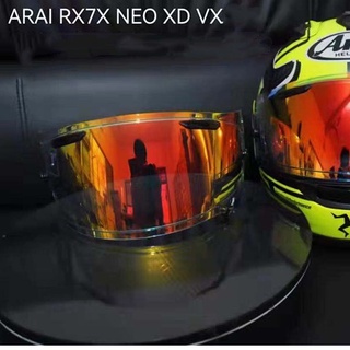 ใหม่เลนส์กีฬา Arai Rx7X Xd Neo Vx Revo Aurora ออโรร่าสีเขียวสีแดงลาเวนเดอร์ม่วงกลางคืน