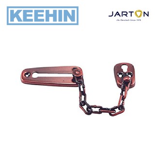 114002 กลอนโซ่ รูปไข่ สี AC 4 นิ้ว (1/แพ็ค) 114002 Door Chain AC 4" (1/Pack) JARTON